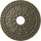 Ekena Millwork Warsaw Ceiling Medallion (Fits Canopies up to 3 1/2"), 18"OD x 3 1/2"ID x 1 3/8"P, Spartan Stone CM18WASSF - alternate 1